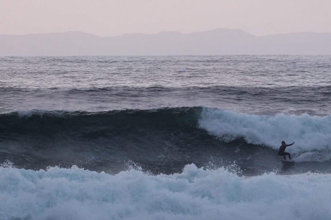 an over head surfing